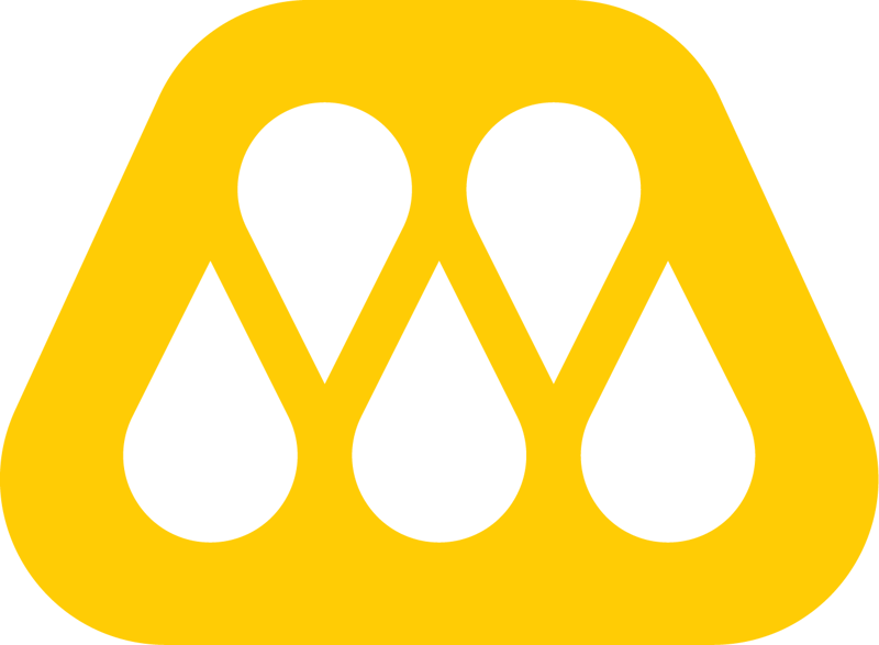 Mixer Direct Icon in yellow against white background