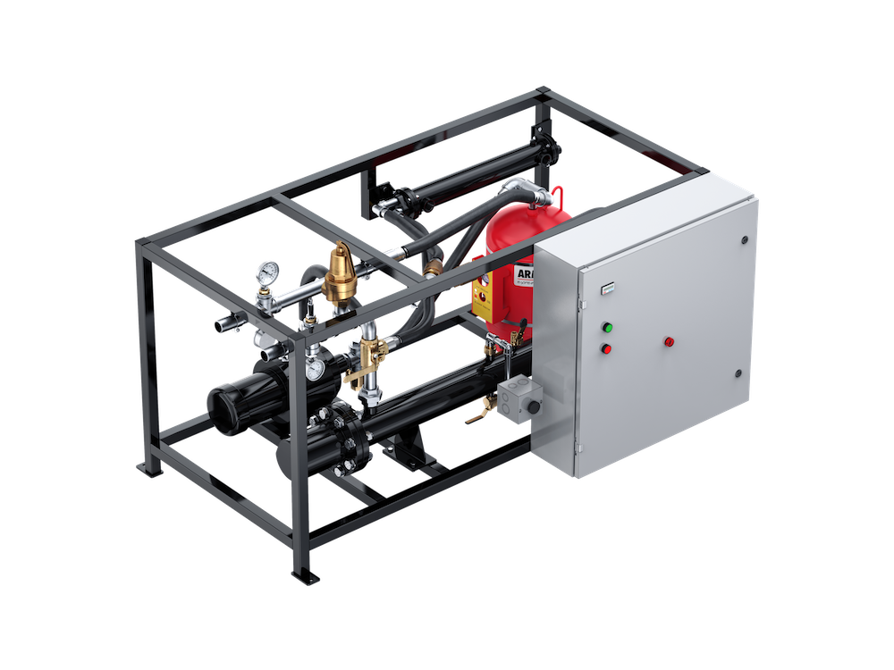 Vulcan heat skid frame size 2 no sides