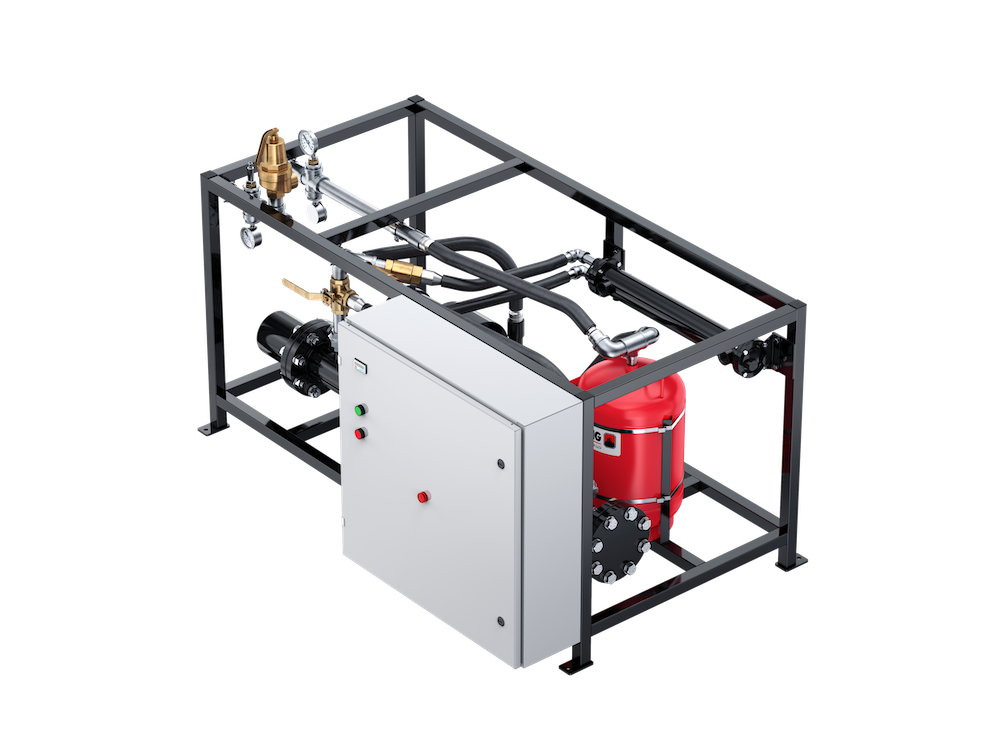 Vulcan heat skid frame size 2 no sides