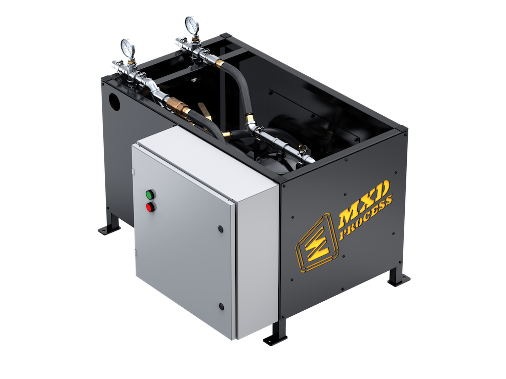 Vulcan heating skid front right view